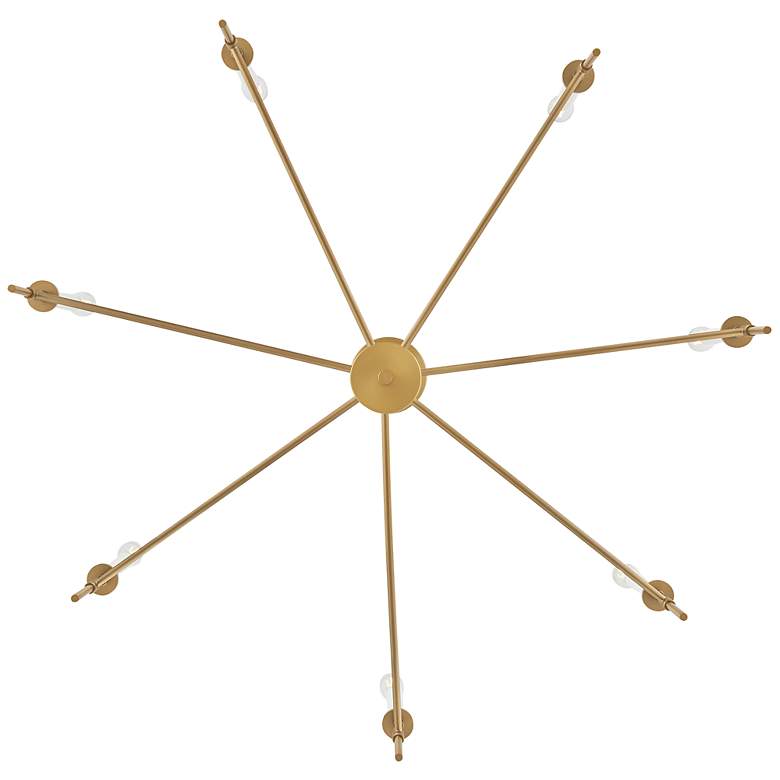 Image 6 Lark Hux Chandelier Large Single Tier Lacquered Brass more views