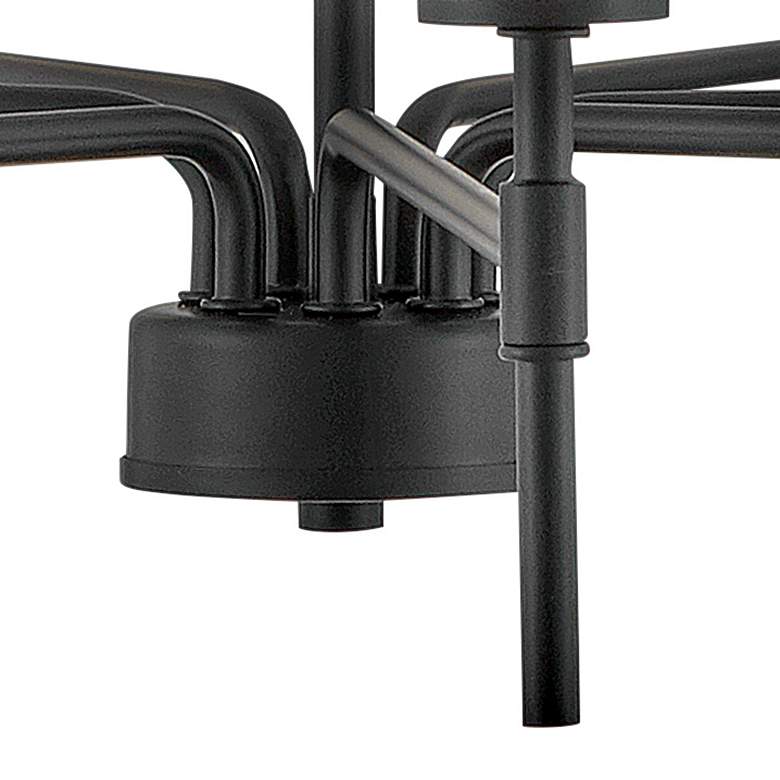 Image 7 LARK HUX Large Single Tier Chandelier Black more views