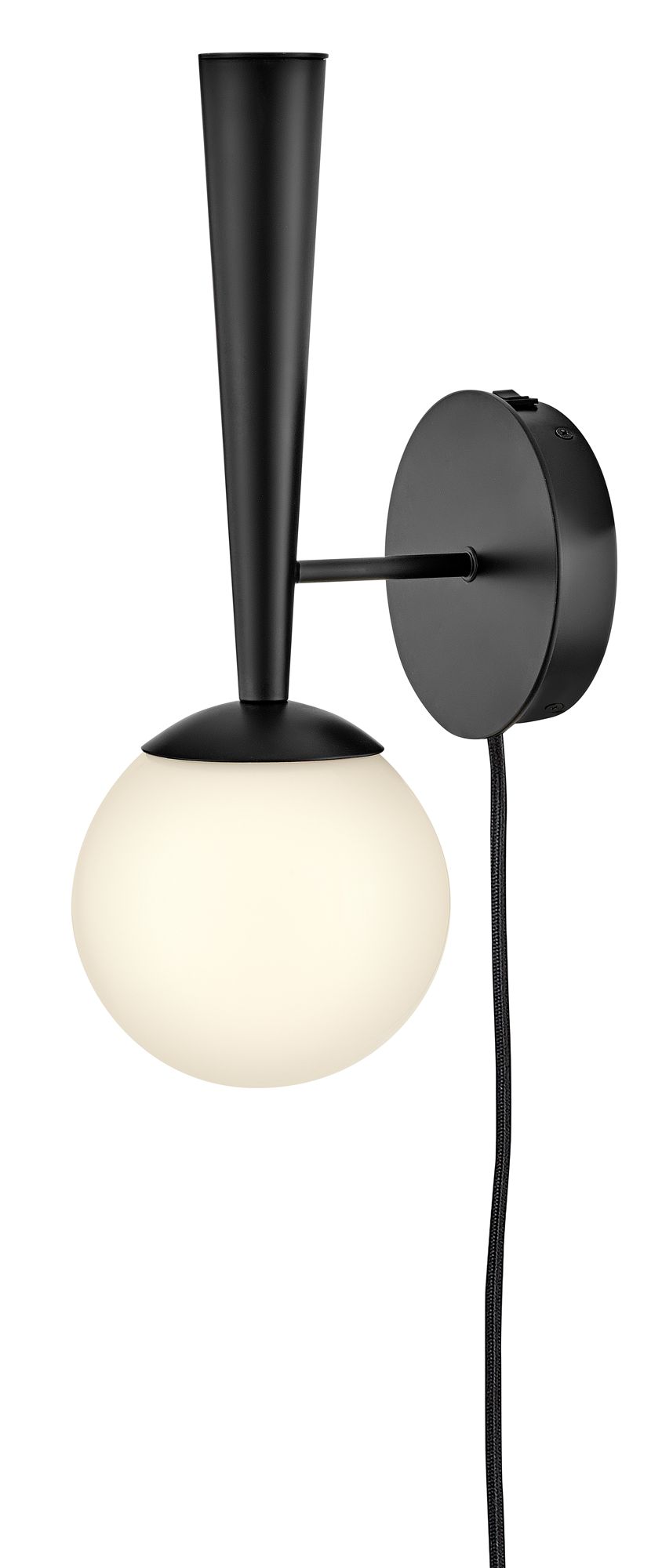 Lark Izzy Interior Medium Single Light Sconce 16" Black
