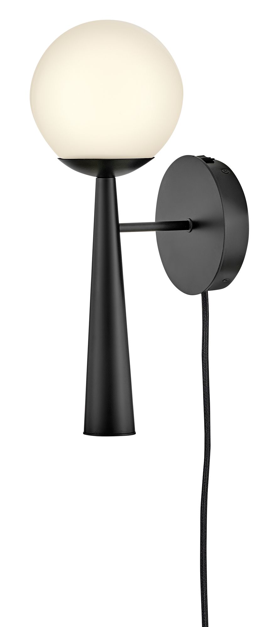 Lark Izzy Interior Medium Single Light Sconce 16" Black