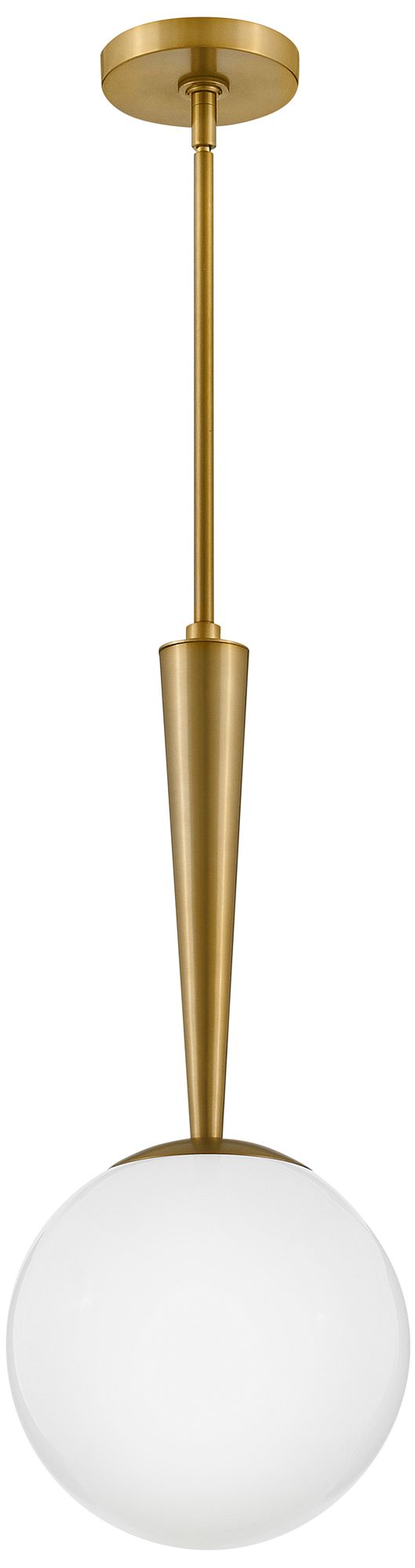 Image 3 Lark Izzy Interior Small Pendant 9.75" Lacquered Brass more views