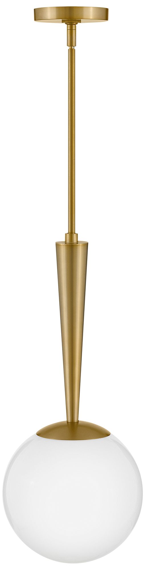 Image 4 Lark Izzy Interior Small Pendant 9.75" Lacquered Brass more views