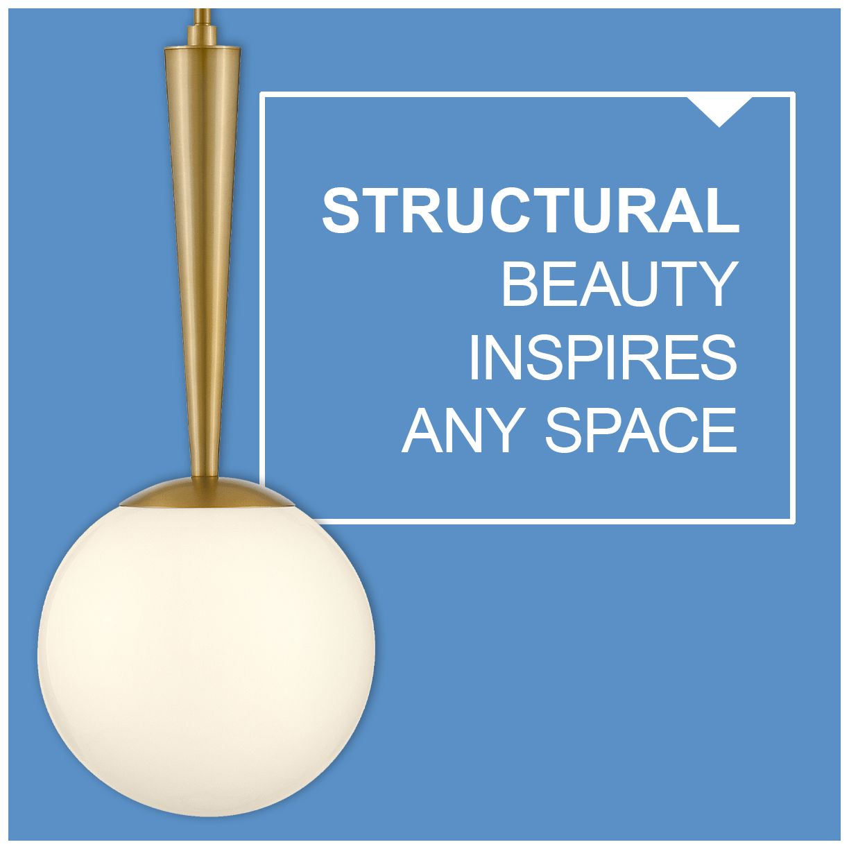 Image 7 Lark Izzy Interior Small Pendant 9.75" Lacquered Brass more views