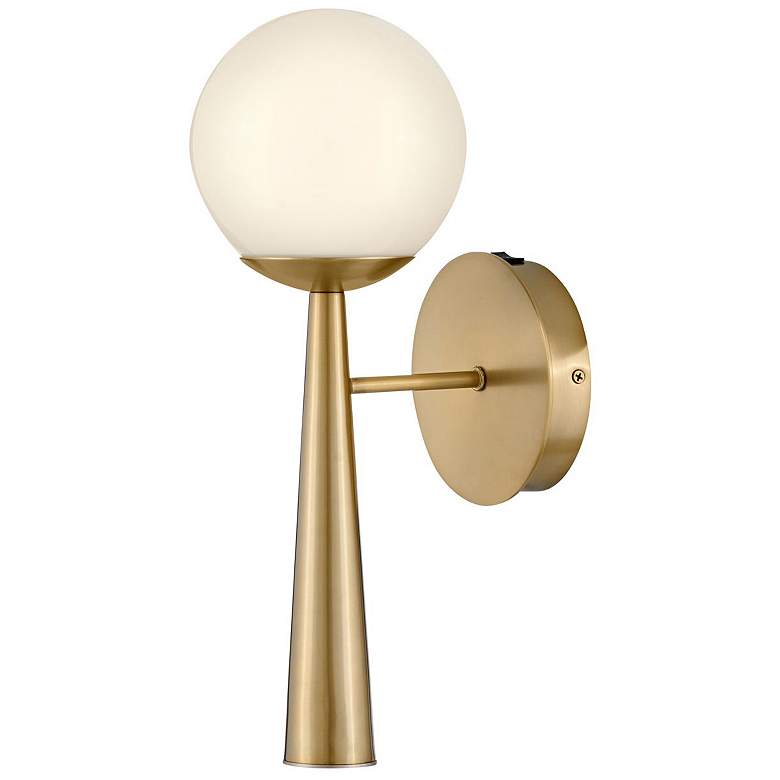 Image 1 LARK IZZY Medium Single Light Sconce Lacquered Brass