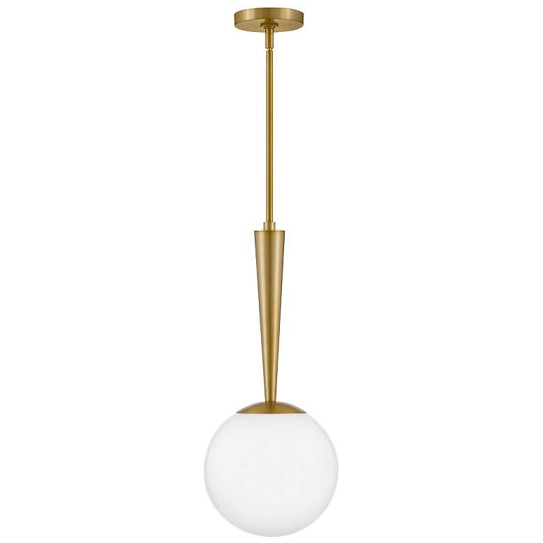 Image 1 LARK IZZY Small Pendant Lacquered Brass