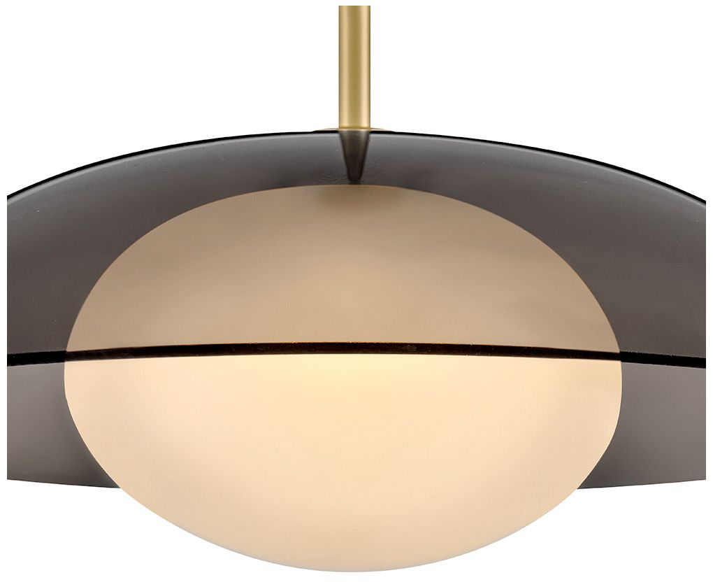 Image 3 Lark Jace Medium Pendant 14" Lacquered Brass more views