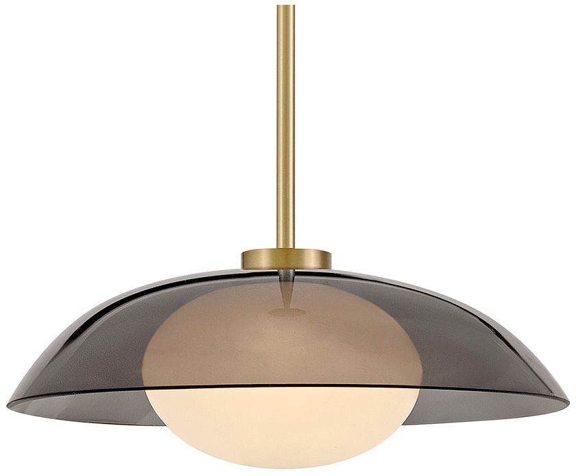 Image 5 Lark Jace Medium Pendant 14" Lacquered Brass more views