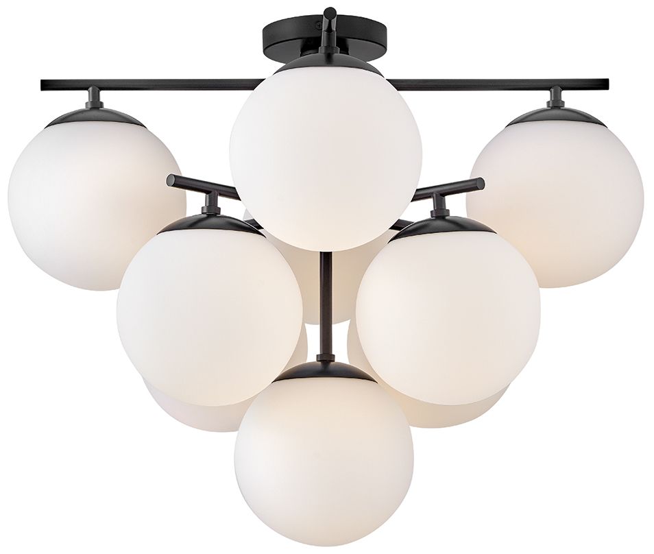 Lark Julep Interior Large Flush Mount 19.5" Black