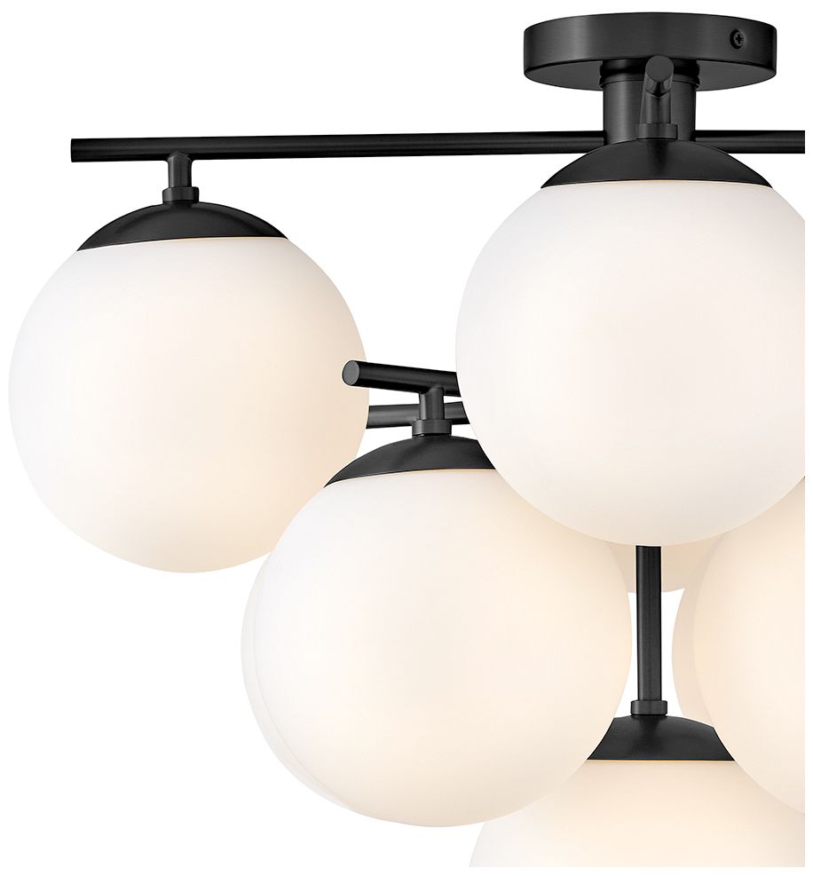 Image 2 Lark Julep Interior Large Flush Mount 19.5" Black more views