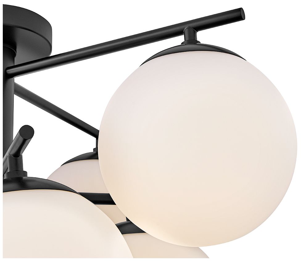 Image 3 Lark Julep Interior Large Flush Mount 19.5" Black more views