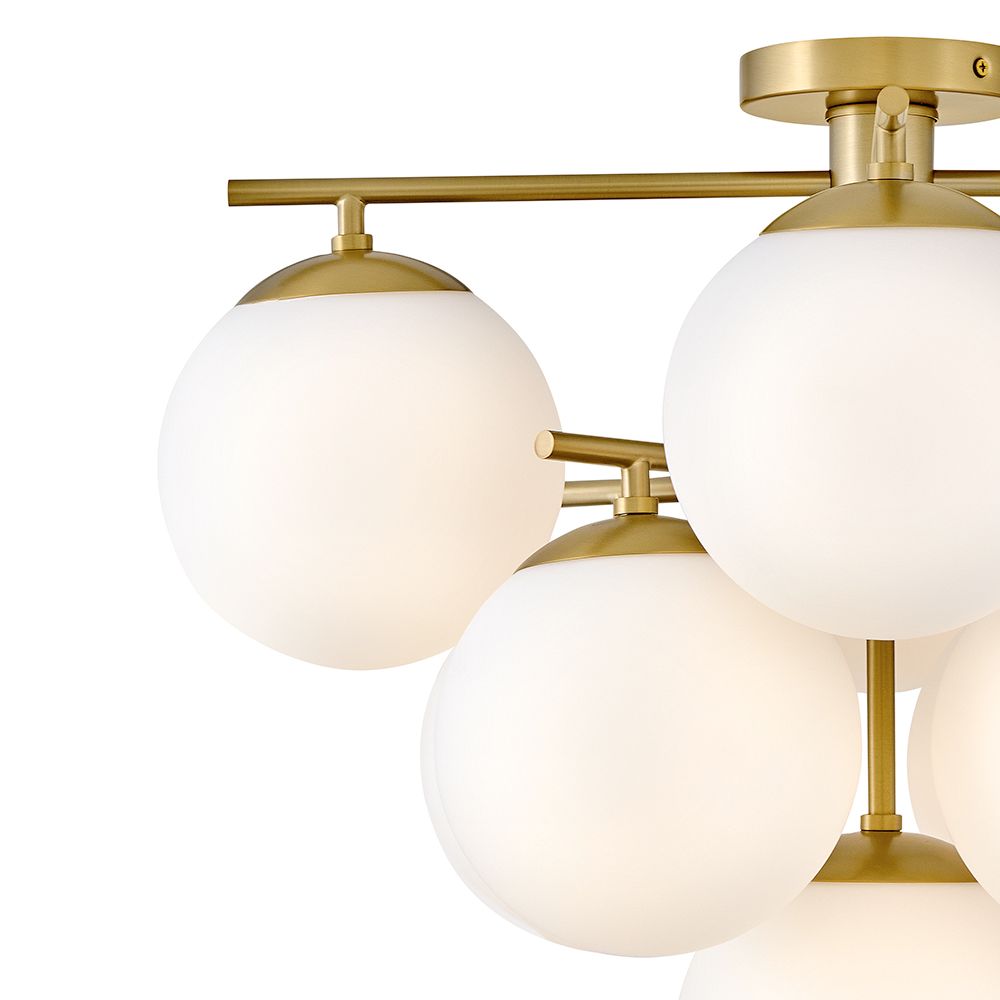 Thumbnail2 of Lark Julep Interior Large Flush Mount 19.5" Lacquered Brass more views