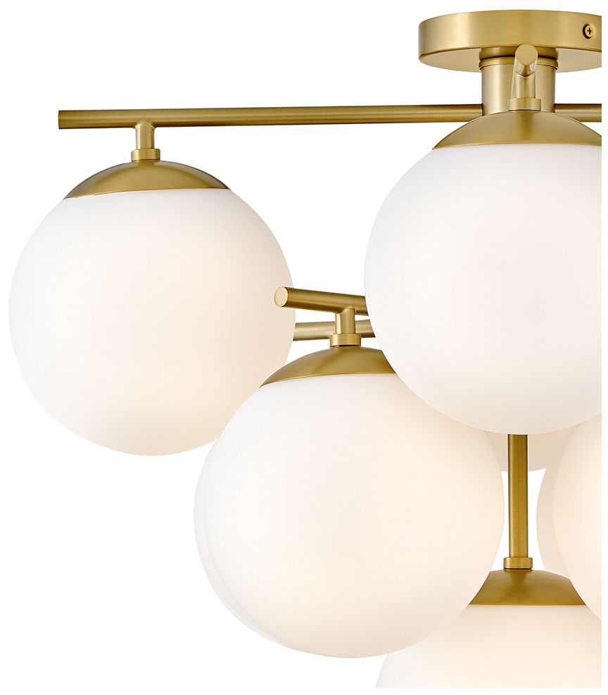 Image 2 Lark Julep Interior Large Flush Mount 19.5" Lacquered Brass more views