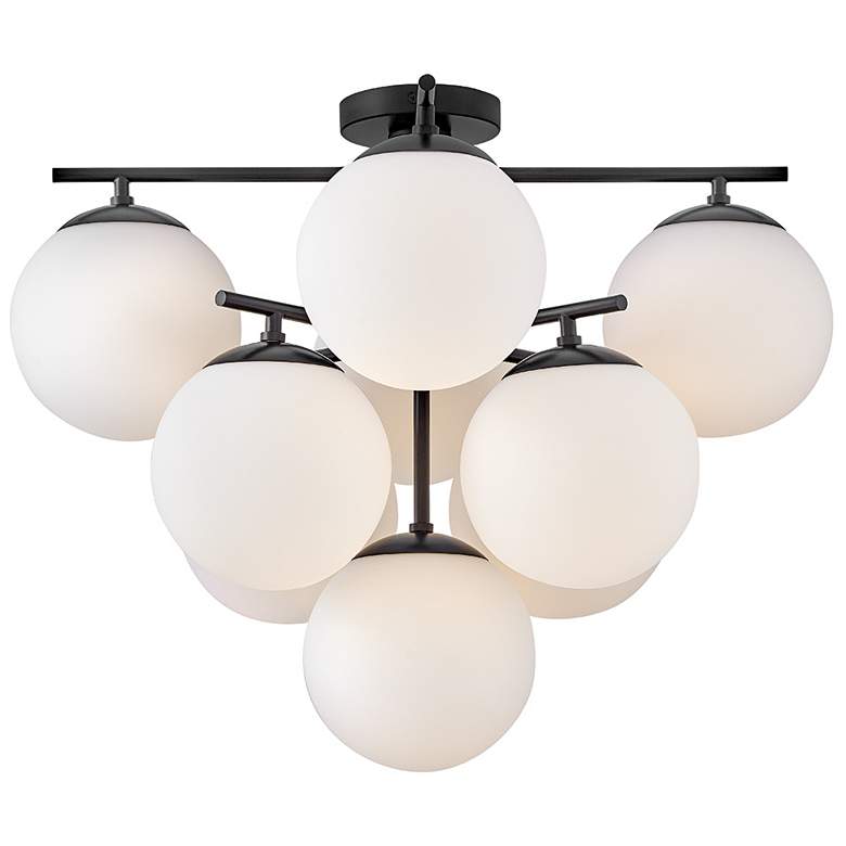 Image 1 Lark Julep Interior Large Flush Mount 24" Black