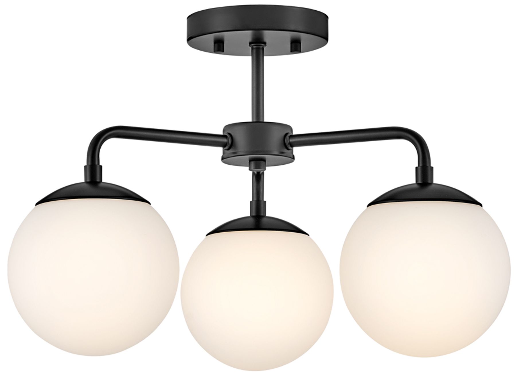 Image 2 Lark Julep Interior Medium Semi-Flush Mount 12.75" Black more views