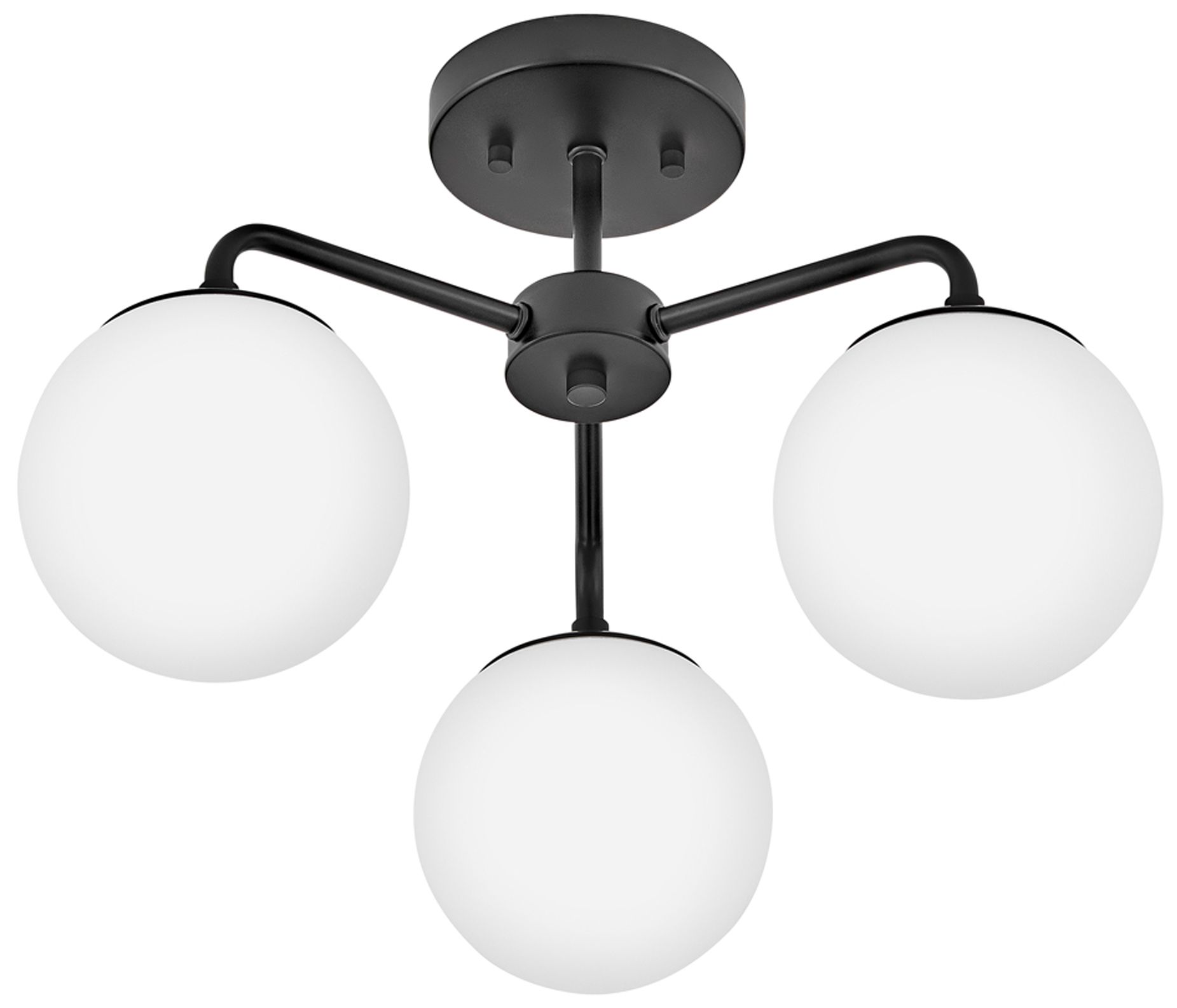 Image 5 Lark Julep Interior Medium Semi-Flush Mount 12.75" Black more views