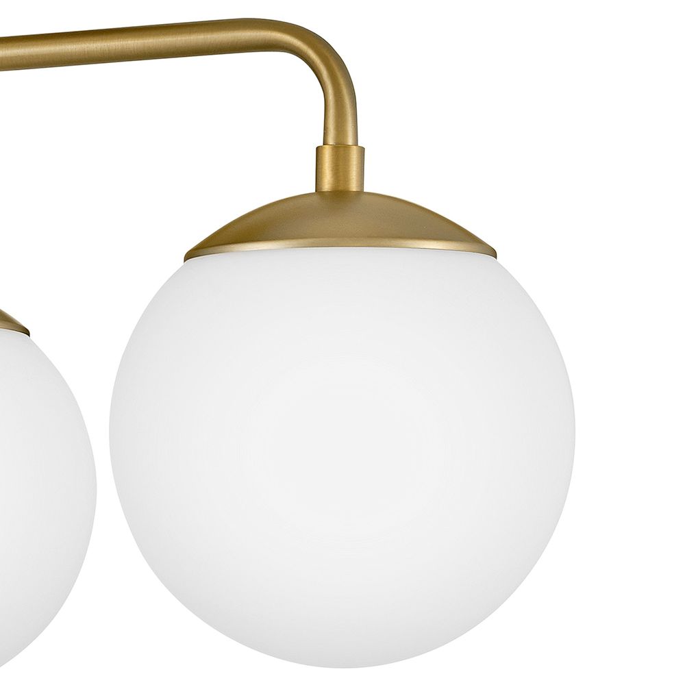 Image 7 Lark Julep Interior Medium Semi-Flush Mount 12.75" Lacquered Brass more views