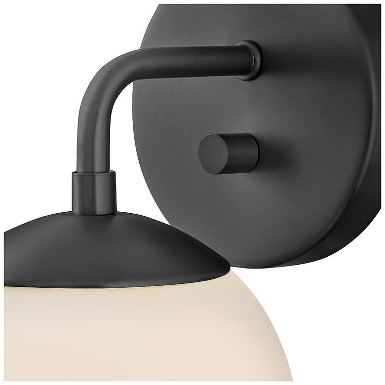 Image 3 Lark Julep Interior Medium Single Light Sconce 6" Black more views