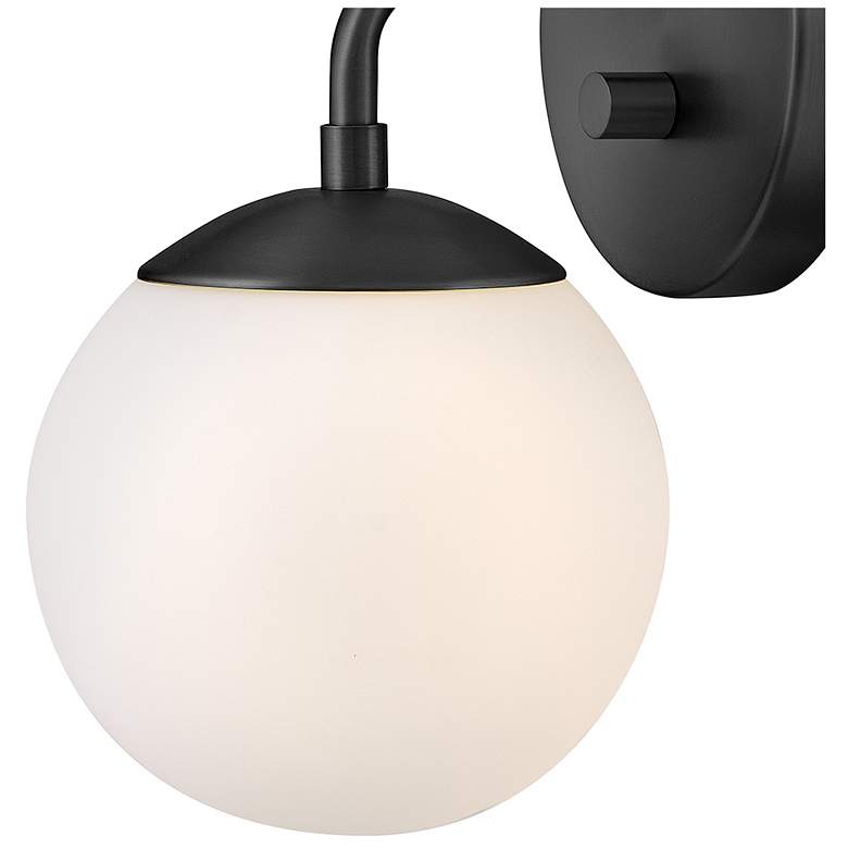 Image 4 Lark Julep Interior Medium Single Light Sconce 6" Black more views