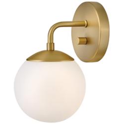 Lark Julep Interior Medium Single Light Sconce 6" Lacquered Brass