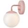 Lark Julep Interior Medium Single Light Sconce 6" Rose
