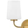3_Lark-Kline 11"H Heritage Brass 2-Light Vanity Wall Sconce more views