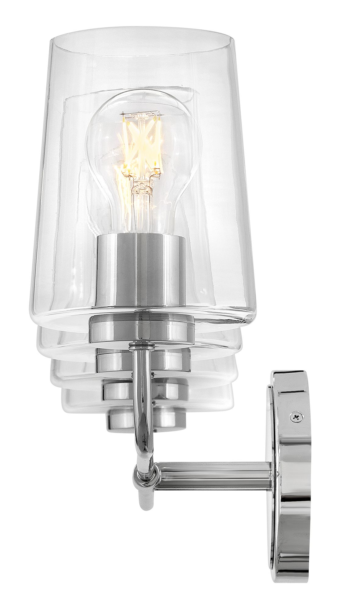 Image 5 Lark Kline Bath Large Four Light Vanity 33" Clear Chrome more views