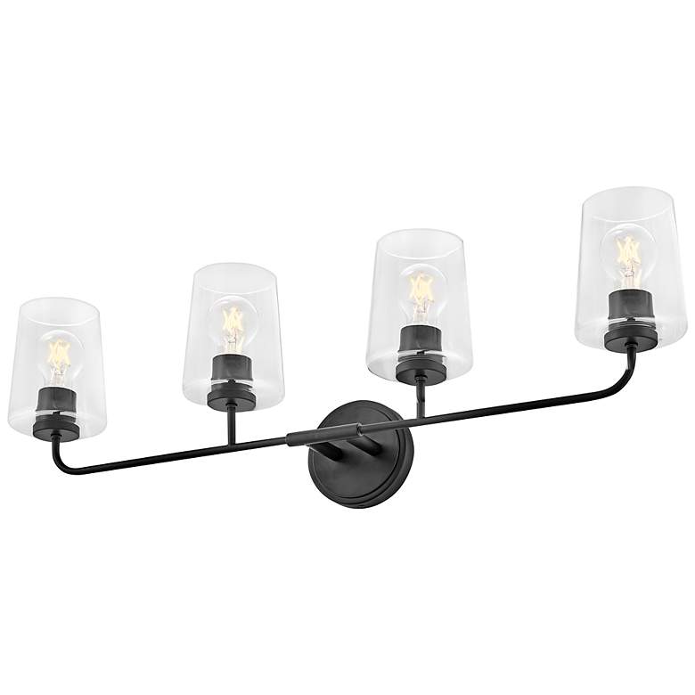 Image 4 Lark Kline Bath Large Four Light Vanity Black more views
