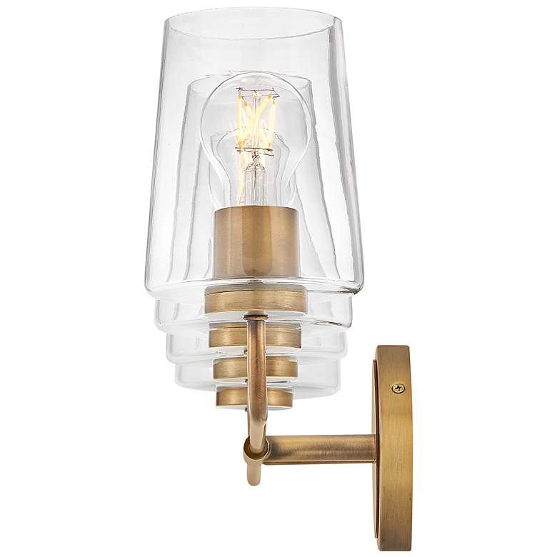 Image 7 Lark Kline Bath Large Four Light Vanity Heritage Brass more views