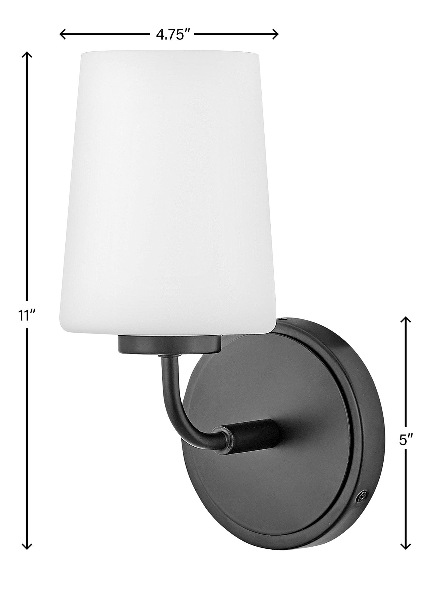 Image 4 Lark Kline Bath Medium Single Light Vanity 5" Black more views