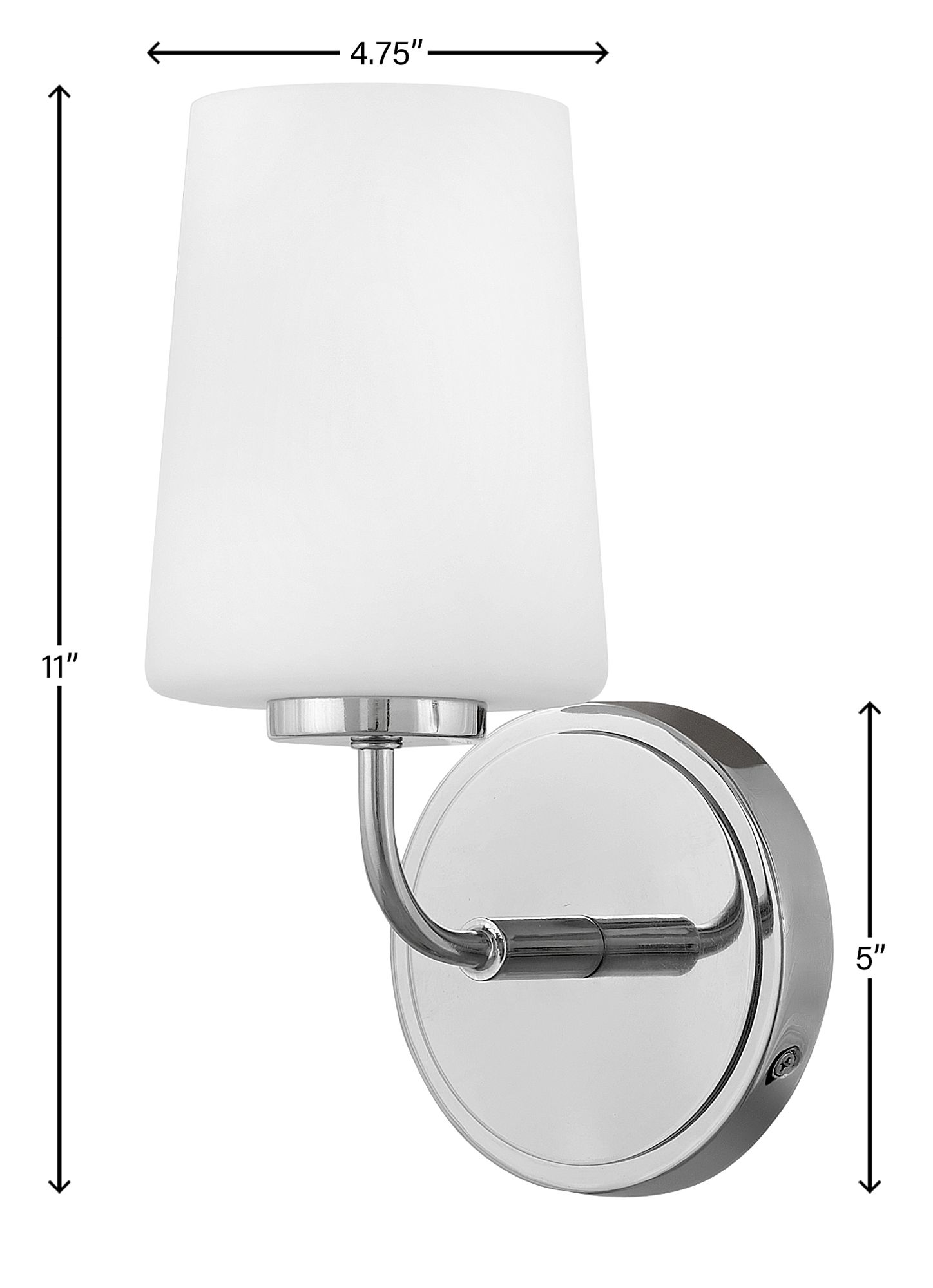 Image 4 Lark Kline Bath Medium Single Light Vanity 5" Chrome more views