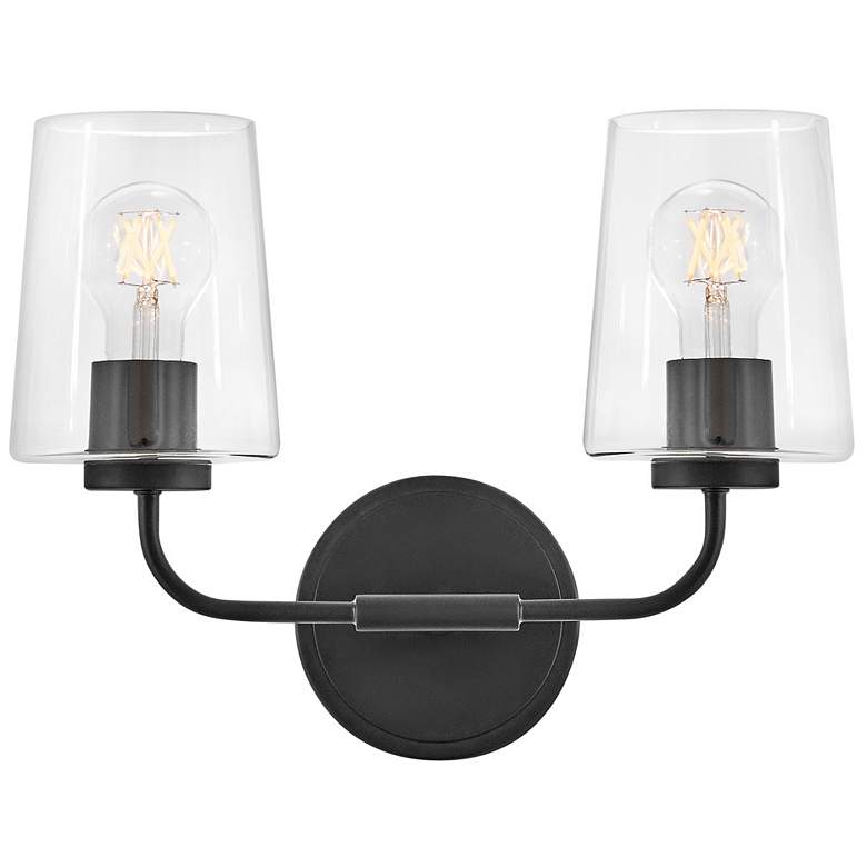Image 1 Lark Kline Bath Small Two Light Vanity Black