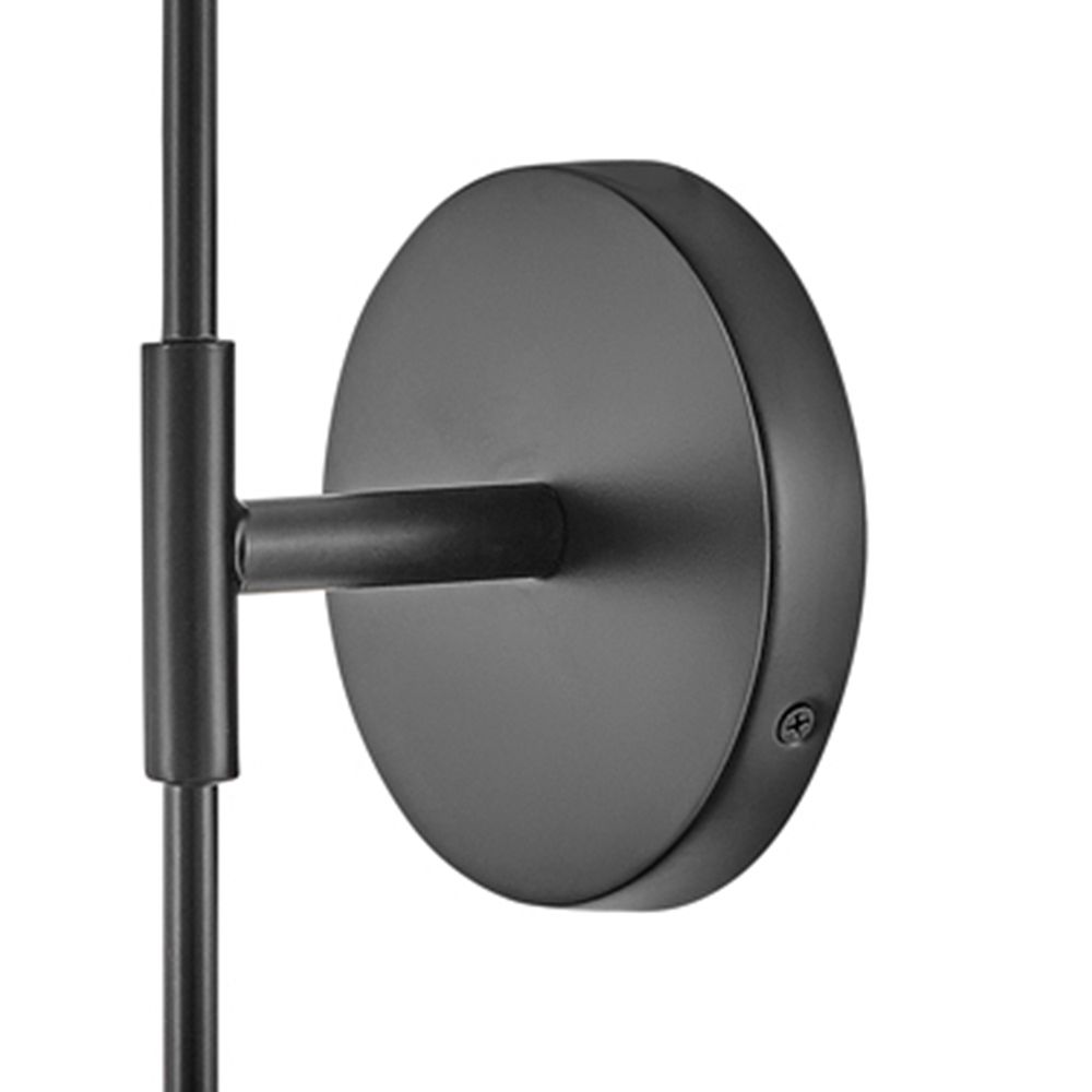 Image 5 Lark Kline Interior Large Single Light Tall Sconce 23" Black more views