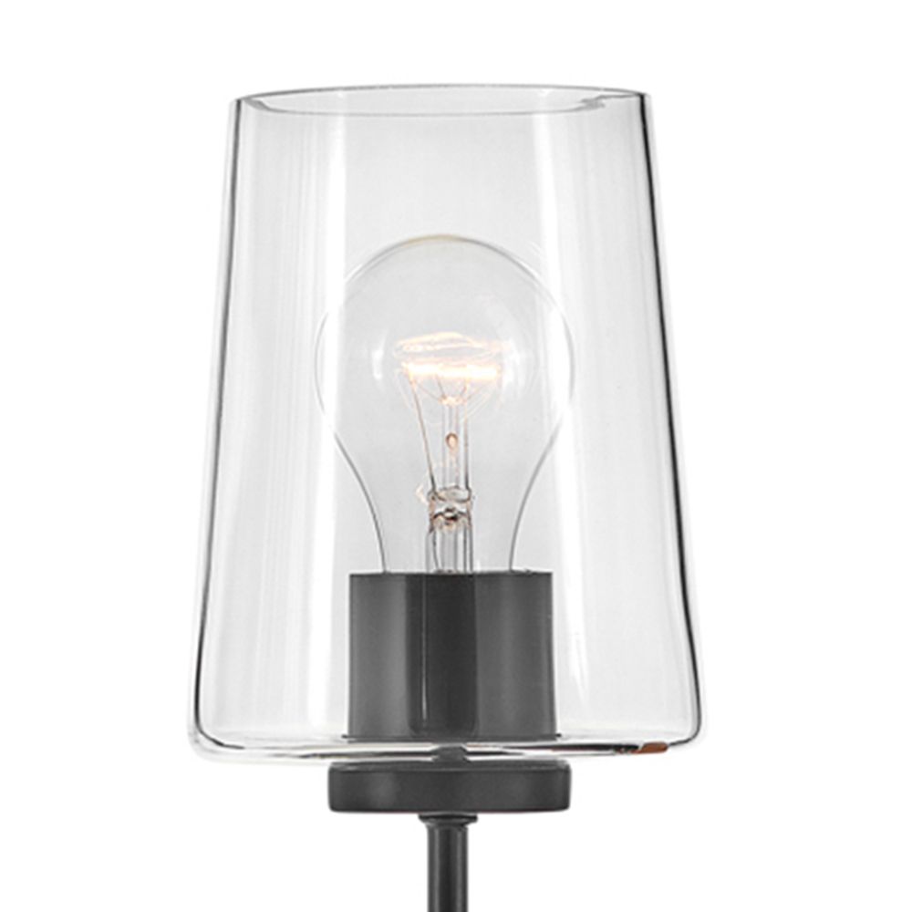 Image 4 Lark Kline Interior Large Single Light Tall Sconce 5" Black more views