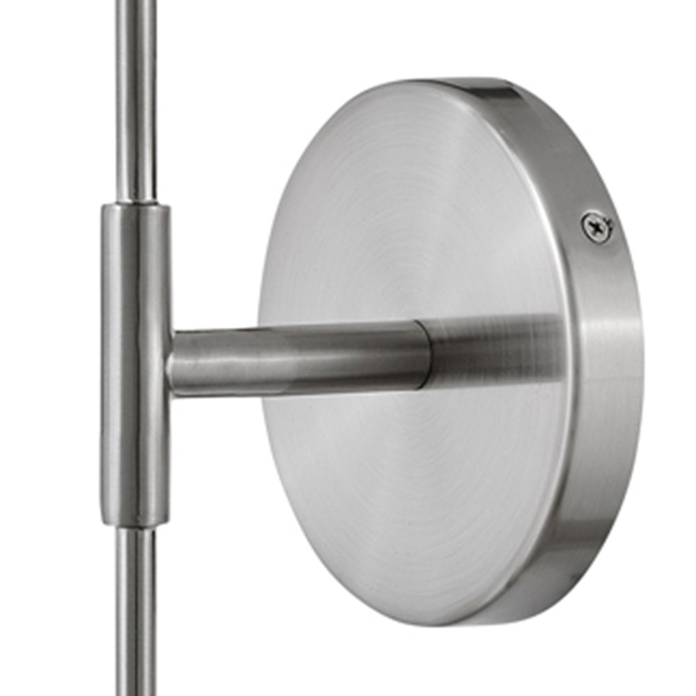 Image 4 Lark Kline Interior Large Single Light Tall Sconce 5" Brushed Nickel more views