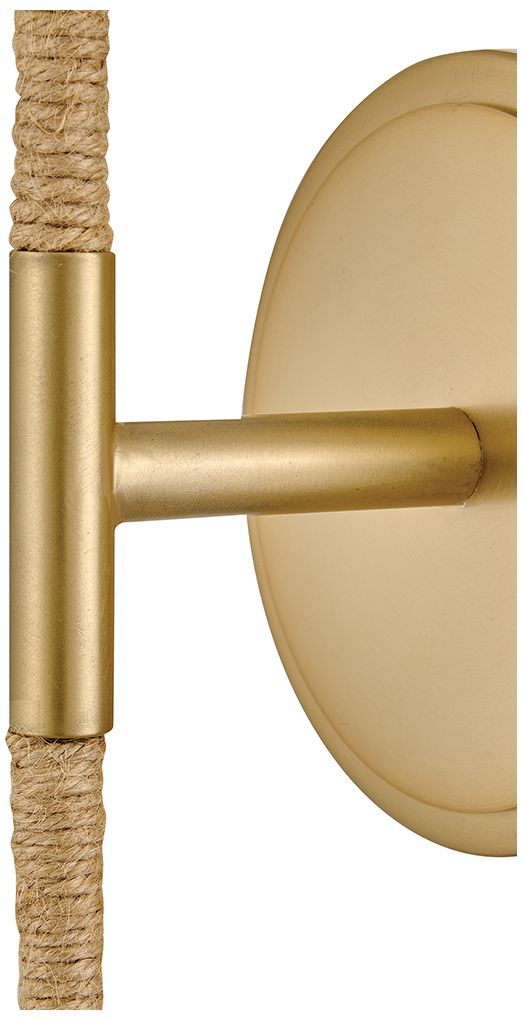 Image 4 Lark Kline Large Single Light Tall Sconce 23" Lacquered Brass more views