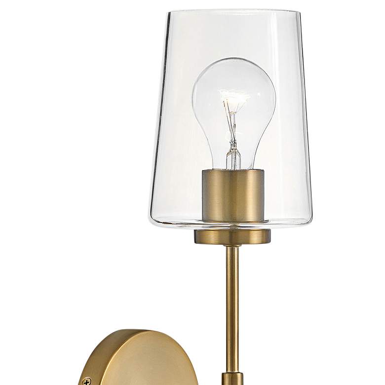 Image 2 Lark-Kline Sconce-Single Light Tall Sconce-Lacquered Brass more views
