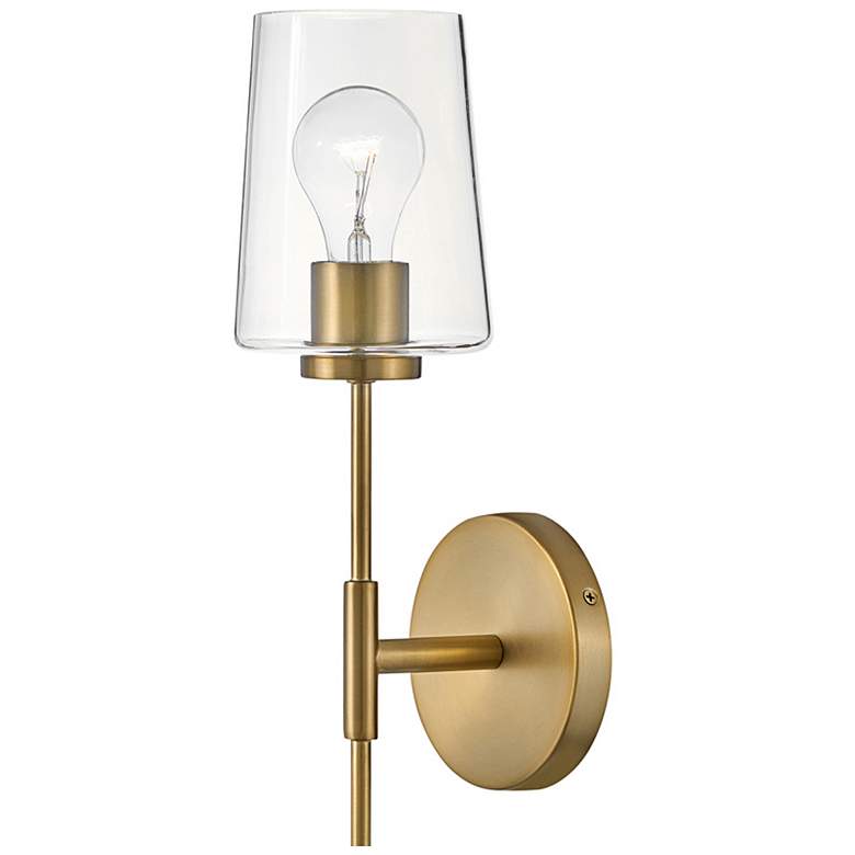 Image 6 Lark-Kline Sconce-Single Light Tall Sconce-Lacquered Brass more views
