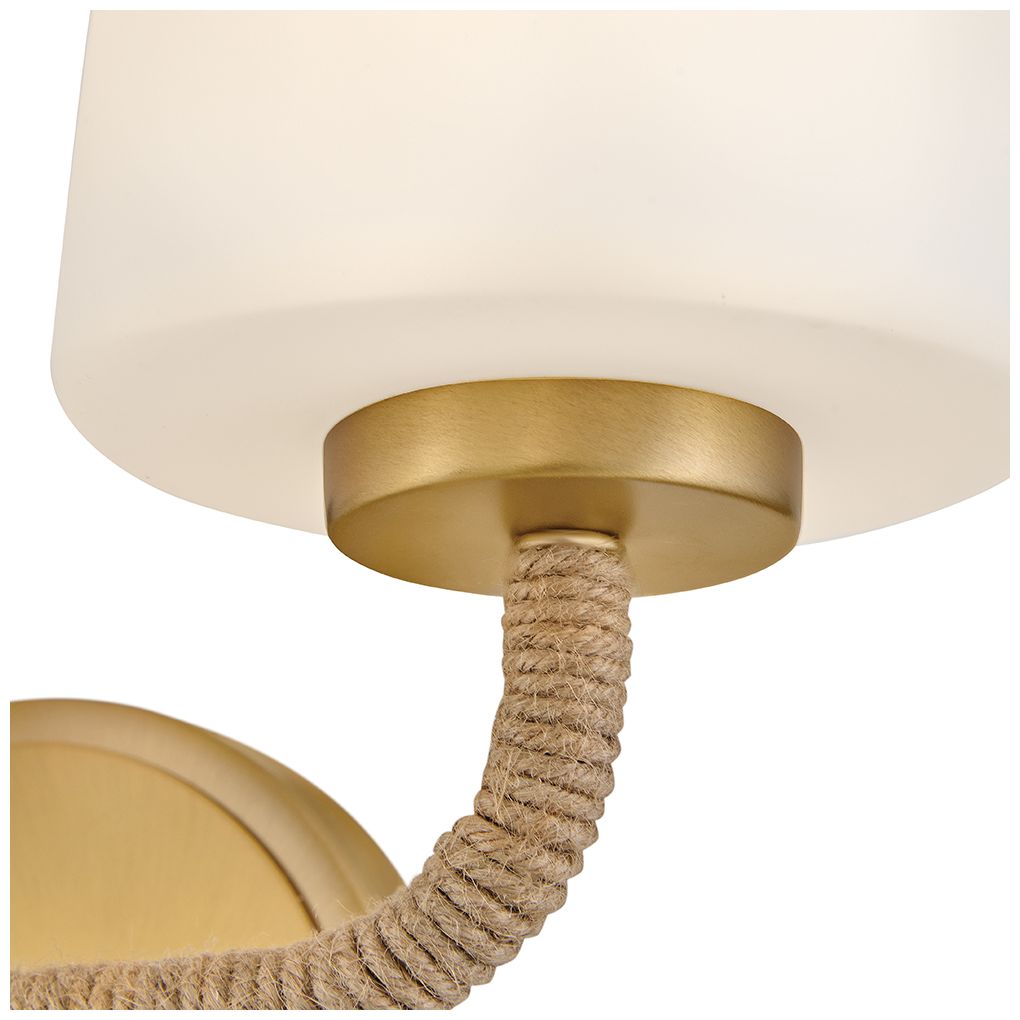 Image 6 Lark Kline Small Two Light Vanity 14.25" Lacquered Brass more views