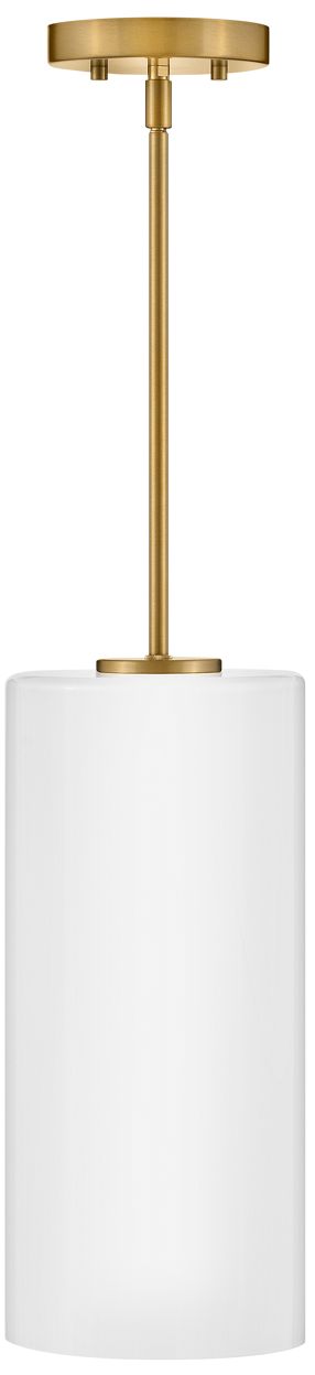 Image 3 Lark Lane Extra Small Single Light Pendant 7" Lacquered Brass more views