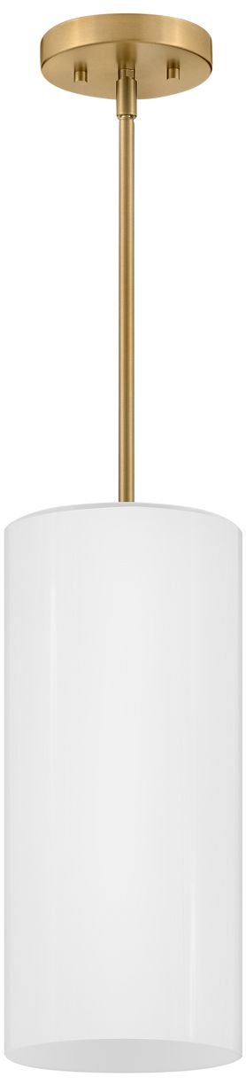 Image 4 Lark Lane Extra Small Single Light Pendant 7" Lacquered Brass more views