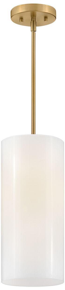 Image 5 Lark Lane Extra Small Single Light Pendant 7" Lacquered Brass more views