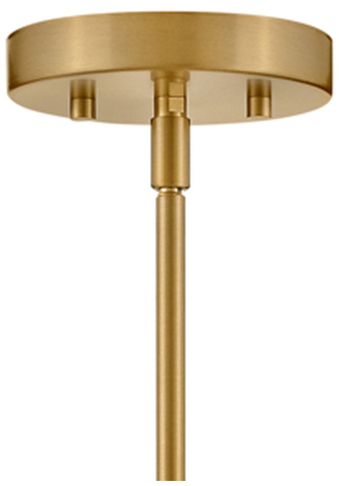 Image 7 Lark Lane Extra Small Single Light Pendant 7" Lacquered Brass more views