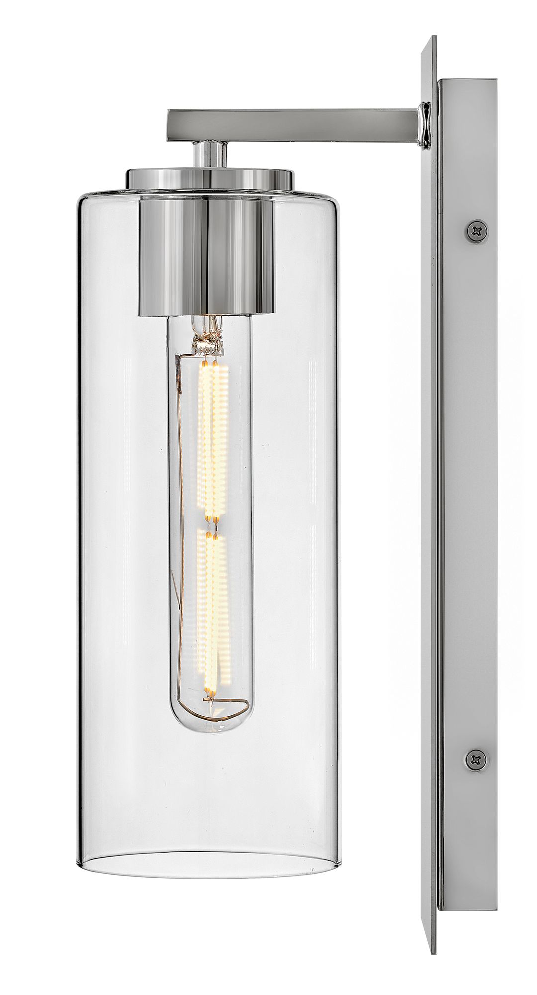 Image 5 Lark Lane Interior Medium Single Light Sconce 13" Polished Nickel more views