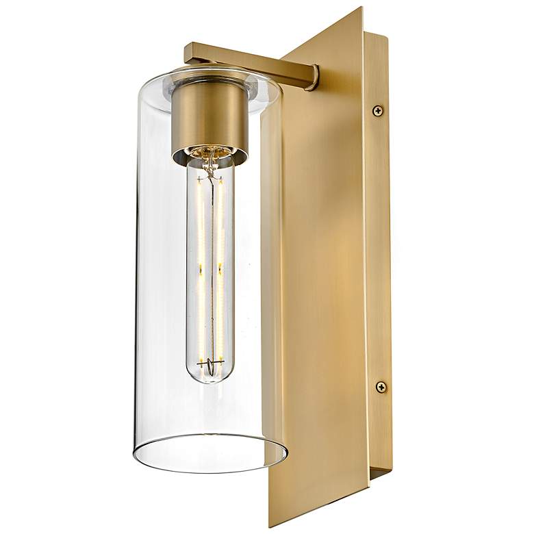 Image 4 LARK LANE Single Light Sconce Lacquered Brass more views