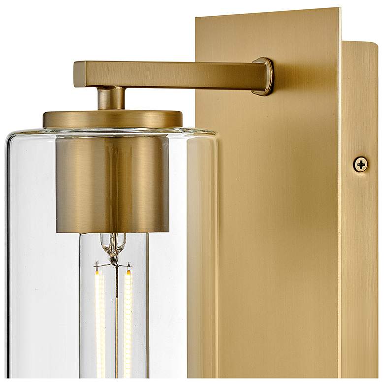Image 6 LARK LANE Single Light Sconce Lacquered Brass more views