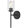 1_Lark Leta Bath Medium Single Light Sconce 5.25" Black