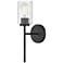Lark Leta Bath Medium Single Light Sconce 5.25" Black