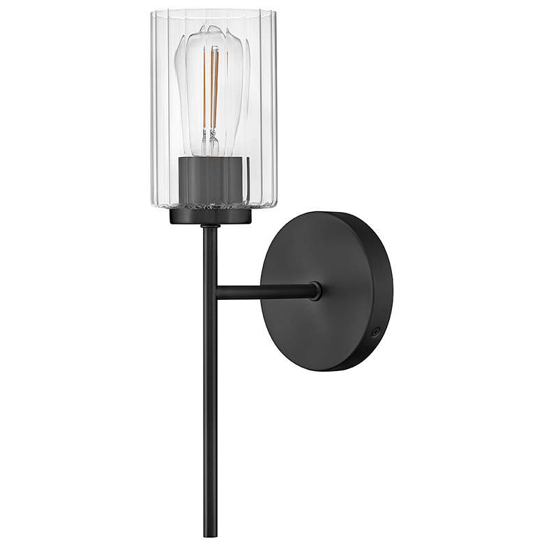 Image 2 Lark Leta Bath Medium Single Light Sconce 5.25" Black more views