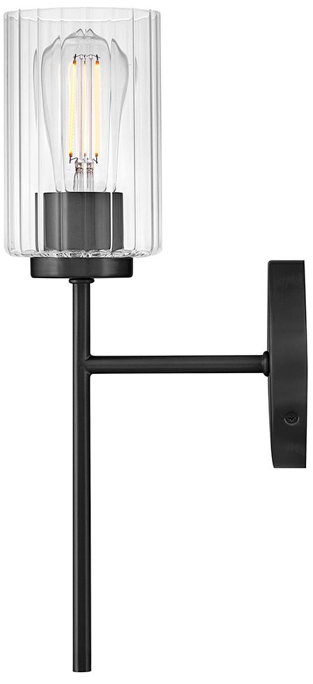 Image 5 Lark Leta Bath Medium Single Light Sconce 5.25" Black more views