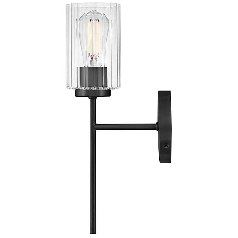Image 5 Lark Leta Bath Medium Single Light Sconce 5.25" Black more views